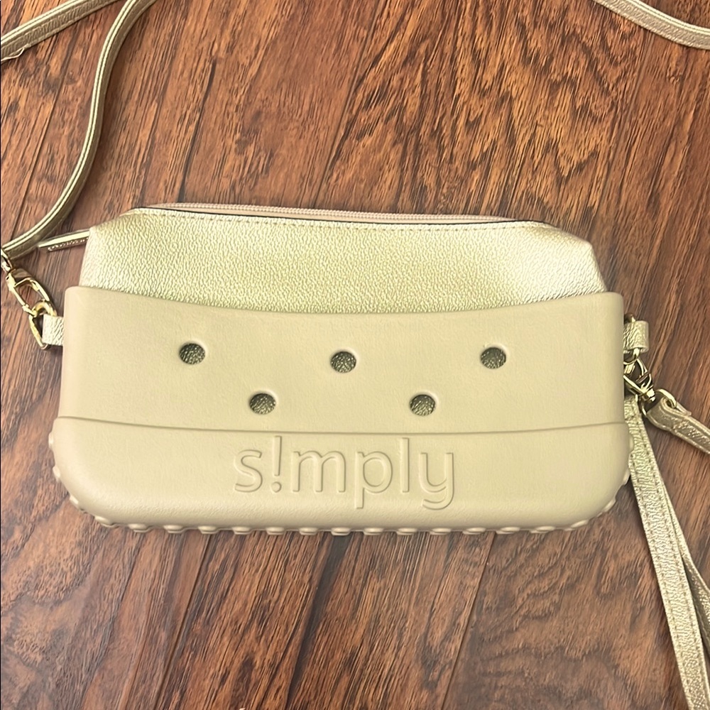 S!mply Tote - Simply Southern Champagne Toiletry Clutch Crossbody Bag - new